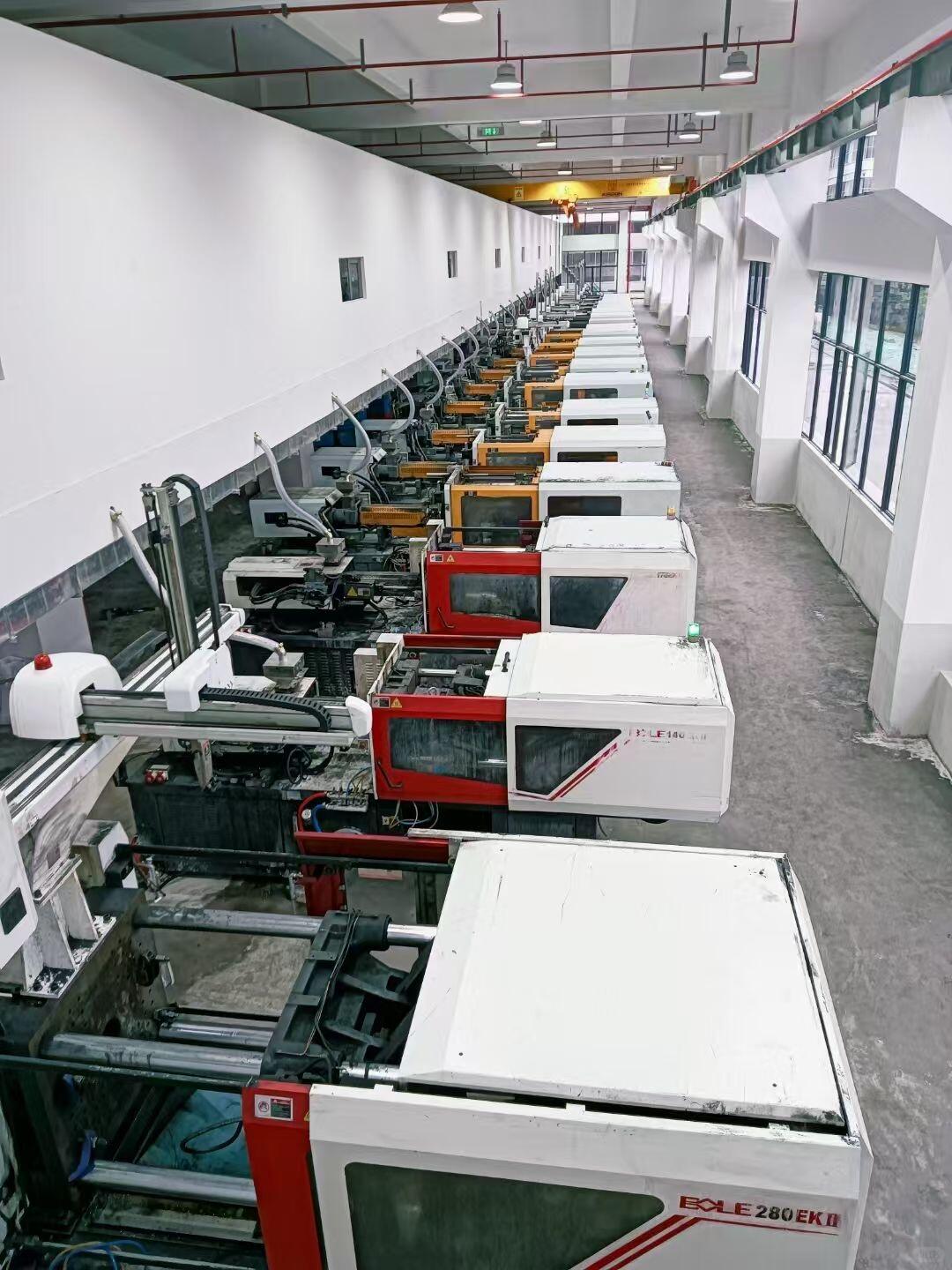 Rows of supplier production equipment