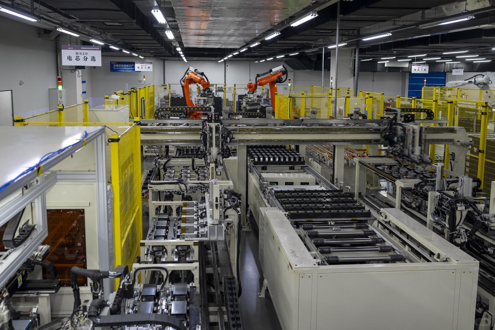 Automated production line for ramp management